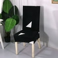 thumbnail image 2 of ZOUSSIQI Black Triangle Pattern Elastic Chair Cover Removable Protective Covers for Home Wedding Hotel JU316-91588, 2 of 13