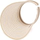 thumbnail image 3 of Sombrero de sol de ala grande para mujer, sombrero de paja de playa, sombrero de verano, 3 of 7