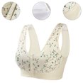 thumbnail image 2 of Fashion Front Button Underwear Women Comfortable Cotton Middle-aged Brasieres, 2 of 7