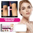 thumbnail image 3 of Jabón Para Blanquear La Piel, Jabón Para Aclarar La Piel, Espuma Densa Y Rica, Eliminador De Manchas Oscuras, Reducción De Melanina Rápida Para El Cuello Para La Rodilla, 3 of 7