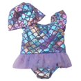 thumbnail image 4 of Traje de baño de tul con lentejuelas nuevo de 2 piezas adecuado para ropa de muñecas de 18 " Macarena Traje de baño de muñeca de 18 pulgadas, 4 of 4