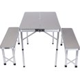 thumbnail image 4 of Trademark Innovations TBLE-PCNC-Bench 35.4" Portable Aluminum Folding Suitcase Picnic Table, 4 of 4