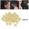 thumbnail image 1 of Extensiones de Cabello Shamjiam 100 Piezas Hebilla de Joyería Oro, 1 of 9