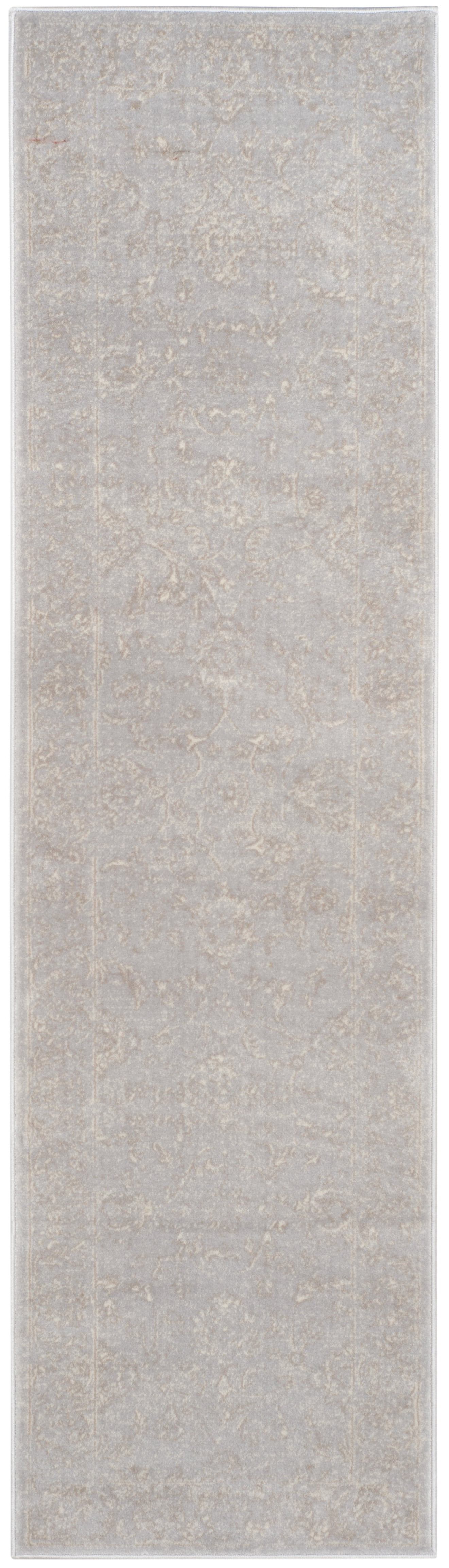 SAFAVIEH Carnegie Samantha Oriental Runner Rug, Light Gray/Cream, 2'3" x 12'