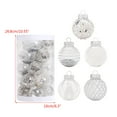 thumbnail image 6 of HIABIO Small Xmas Balls Ornaments Pink Silver Painted Christmas Tree Balls Home-Decor, 6 of 7