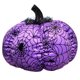 thumbnail image 1 of Decoración de calabaza con telarañas - Morada, 1 of 3