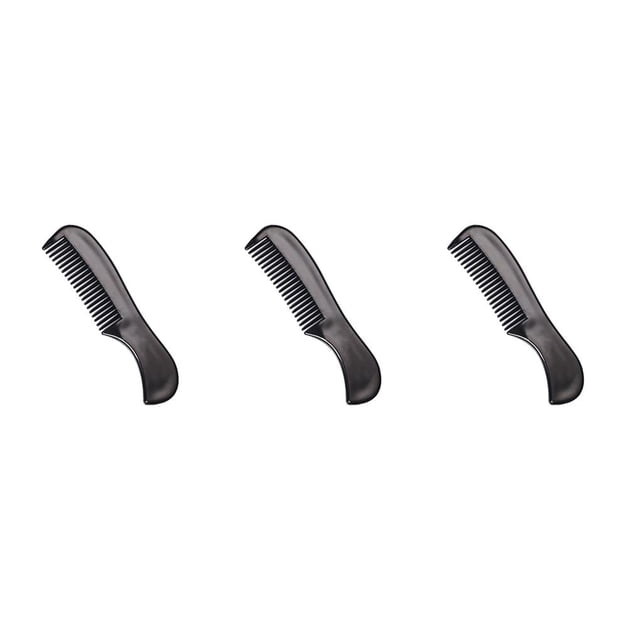 Soidarity Peine para barba, herramientas de maquillaje pequeñas de plástico creativas, suministros de modelado duraderos multifuncionales para salones de Type1 NO1 Soidarity CBP203478