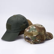 Unisex Breathable Camouflage Baseball Cap Military Tactical Sun Hat, Adjustable Outdoor Sports Training Cap Moisture Wicking Headwear for Hiking and Climbing