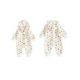 thumbnail image 2 of Miaouyo Infant Baby Boy Girl Winter Romper 0 3 6 9 12 Months Cute Animal Pattern Long Sleeve Hooded Warm Jumpsuit, 2 of 9