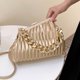 thumbnail image 3 of Bolsa Triángulo plisado de mano femenino moda axila casual para banquete de noche JShteea Para Estrenar, 3 of 7