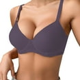 thumbnail image 1 of Women's Comfortable Breathable Push Up Underwire Bra with Lace Design Triple Hook Back Support for Daily Wear, 1 of 4