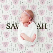 Sleeping Bears Name Personalized Baby Blanket