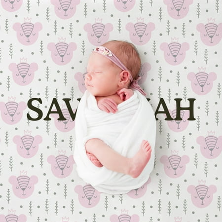 Sleeping Bears Name Personalized Baby Blanket