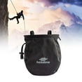 thumbnail image 6 of Climbing Chalk Bag Packaging Adjustable Waist Belt Accessories Gym Sock Chalk Carrier Bag Storage Pouch for Workout Walking Gymnastics Purse Black, 6 of 8
