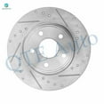 thumbnail image 6 of Set of 4 Front 330mm-Rear 328mm Drilled Slotted Brake Disc Rotors For 2012-2016 Chrysler Town & Country, 6 of 9