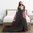 thumbnail image 5 of University of Tampa Fleece Blanket, Very Soft Microfiber Flannel Blanket for Couch Warm and Cozy for All Seasons, 5 of 6