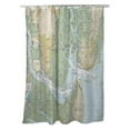 thumbnail image 1 of Betsy Drake SH11506 St Simons Sound, GA Nautical Map Shower Curtain - 70 x 72 in., 1 of 1