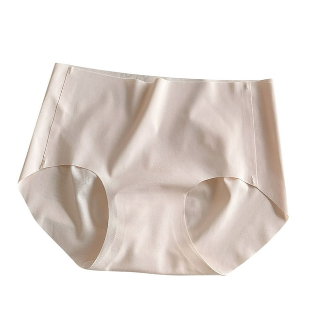 FAIWAD Women's Seamless Underwear High Waisted Breathable Stretch Full Coverage Briefs Panties