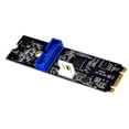 thumbnail image 2 of Tarjeta adaptadora M.2 a USB 3,0 frontal de 19 pines, tarjeta de expansión, 2 puertos, convertidor de tarjeta de transferencia USB 3,0 para Hugo Tarjeta de expansion, 2 of 7