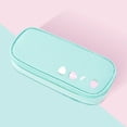 thumbnail image 6 of Large Capacity Ki-ds Pencil Case, Fabric Sch-ool Pencil Pouch with Zipper & Compartments for Organizing Pens, Markers, Erasers, Sky Blue, 6 of 6