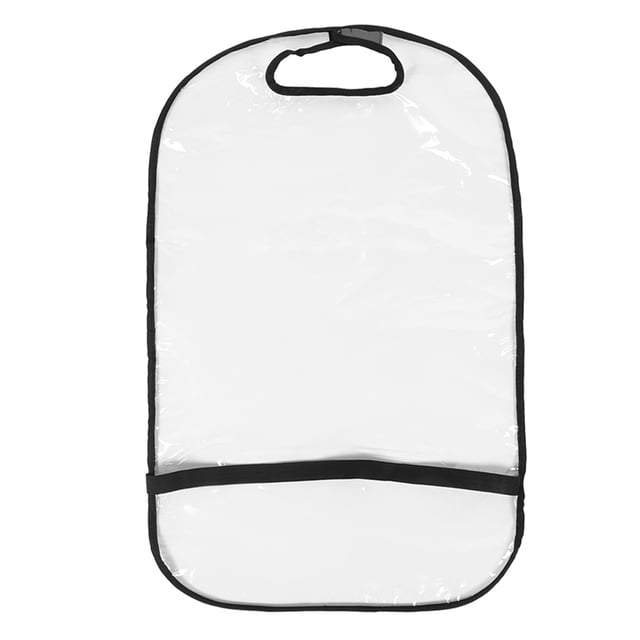Protector de respaldo de asiento grueso, cubierta transparente, alfombrilla para patadas de bebé, tamaño grande, mantenimiento limpio para coche, camión, SUV, 2 uds. Jadeshay A
