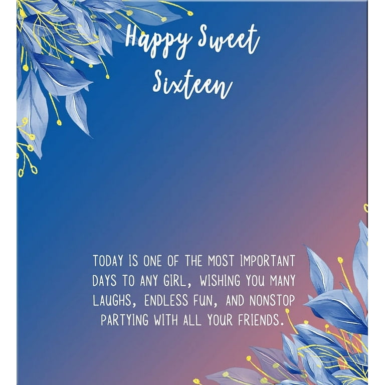 Funny Sweet Sixteen Quotes