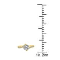 thumbnail image 4 of AoneJewelry 14K Solid Rose, White & Yellow Gold Oval Shape 1.00 Carat Diamond Ring, 4 of 5