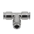 thumbnail image 2 of Zinc Alloy Pneumatic Quick Connector PE Tee T-type Compressed Air Pipe Joint, 2 of 11
