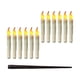 thumbnail image 5 of 12 velas flotantes con varita, velas cónicas sin llama con control remoto, velas flotantes colgantes para decoración de fiestas, para mesa de varita solida, 5 of 9