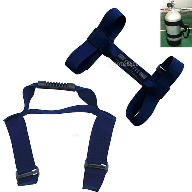 2x Soporte de transporte ajustable para de buceo con correa de transporte de 2 '' - Universal se la la adaptaciónción a las botellas cilíndricas Sharpla Dive Tank Carrier