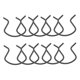 thumbnail image 5 of TABLZONE 10Ud Clips Metálicos Para Manija De Negro Instalación Rápida Segura, 5 of 8