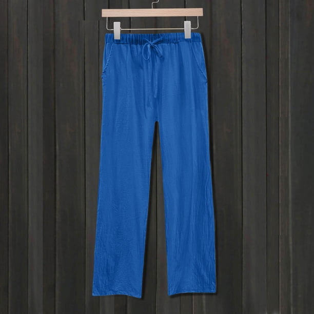 WILLBEST Pantalones Casuales elegantes para Mujer: Pantalones de Entrenamiento Diarios con Cintura Elástica, Ajuste Holgado y Bolsillos para Mayor Comodidad. XXXL