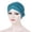 Cyan, variant on Solid Color Braided Twist Turban Hat Soft Comfortable Full Coverage Headwear Milk Silk Fabric Chemo Beanie Fashion Head Wrap Pre-tied Cap