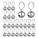 thumbnail image 1 of 24 piezas DIY campanas joyería decoración regalos hierro suelta campanas clave Plata Jinwen Bells Craft Beads, 1 of 7