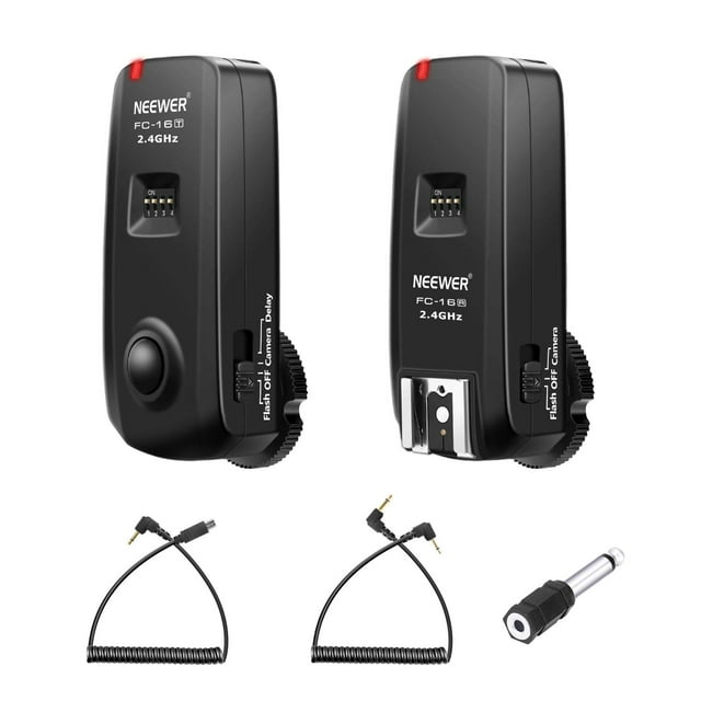 Disparador de flash remoto inalámbrico Neewer FC-16 3 en 1 para Sony