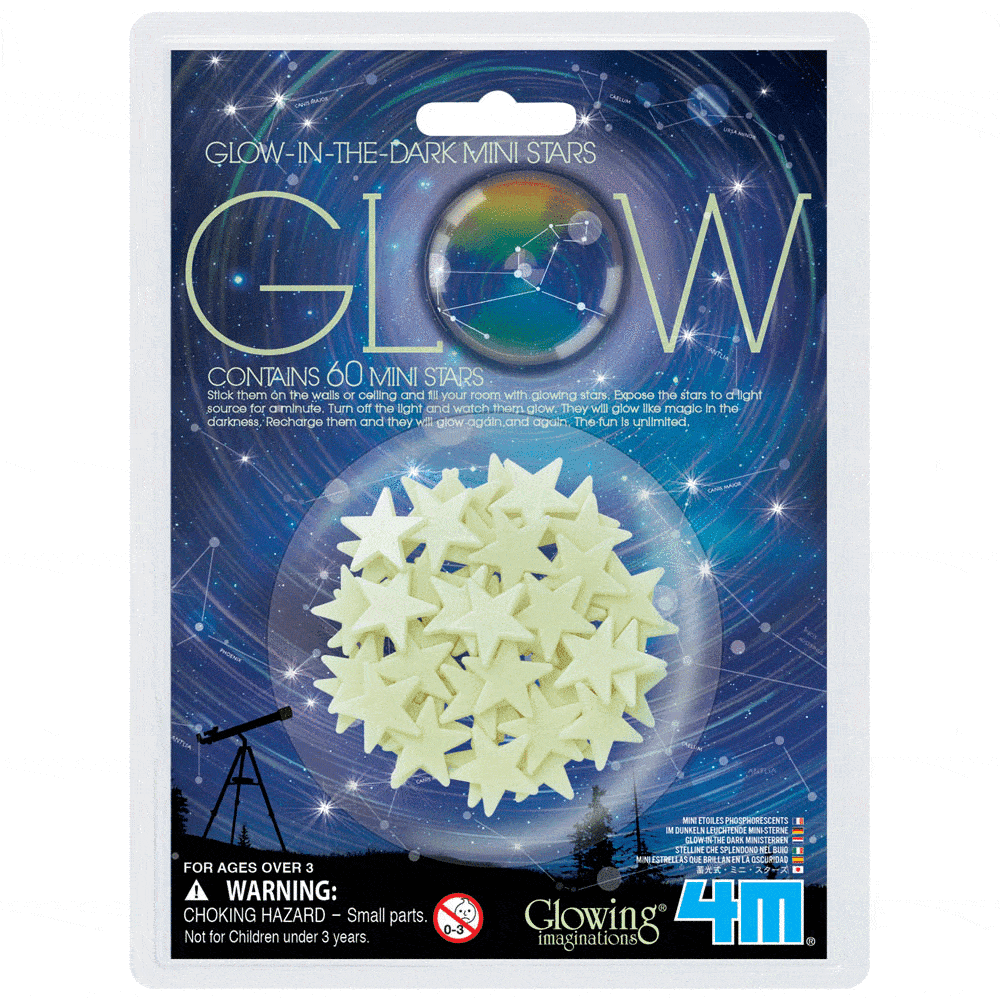 Novelty & Gag Toys for sale online 4M Glow Planets and Nova Stars