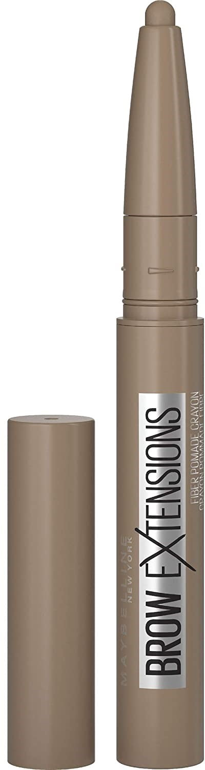 Maybelline Brow Extensions Fiber Pomade Crayon Eyebrow Makeup, Blonde, 0.014 oz (Pack of 3)