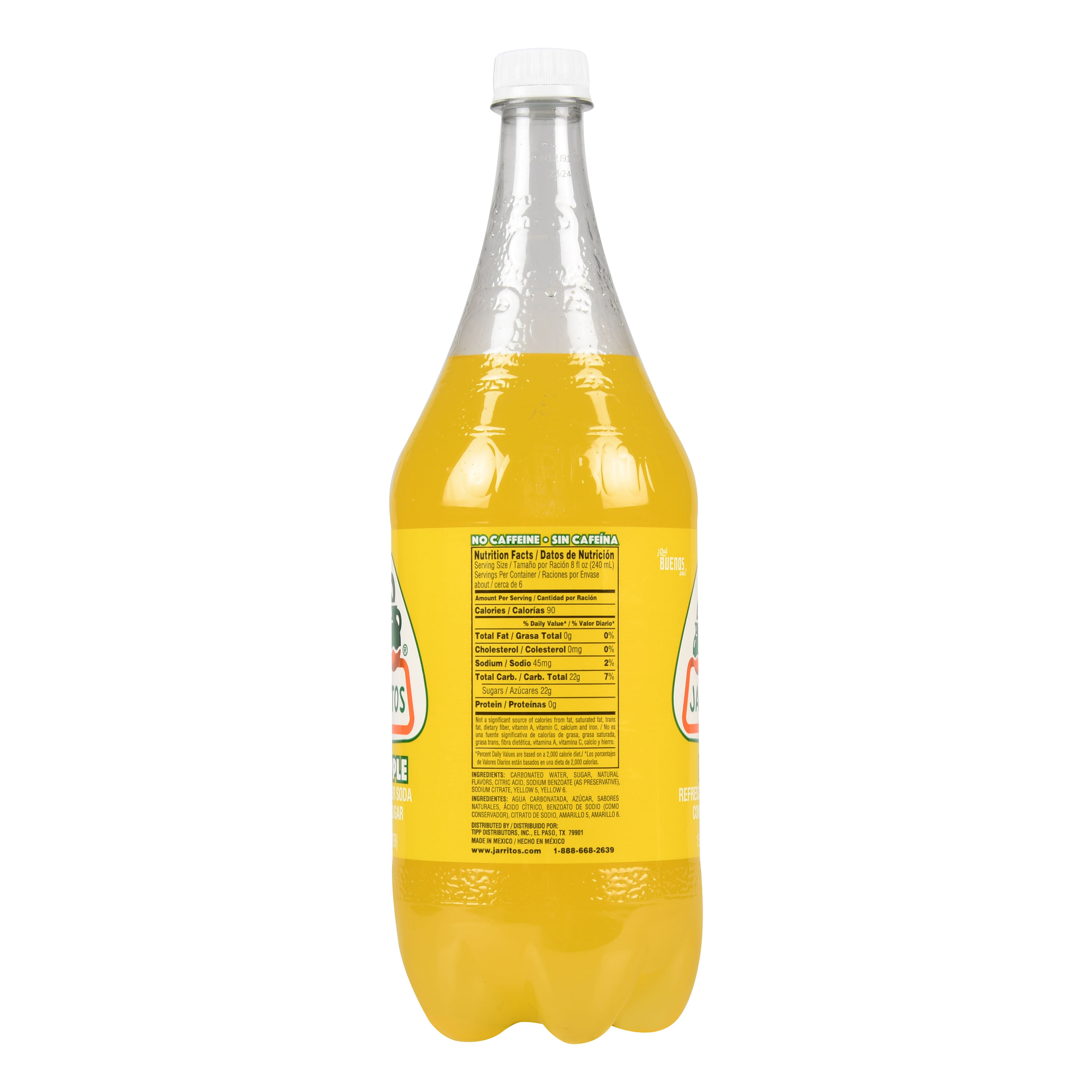 Jarritos Pineapple Soda, 1.58 qt - image 2 of 2
