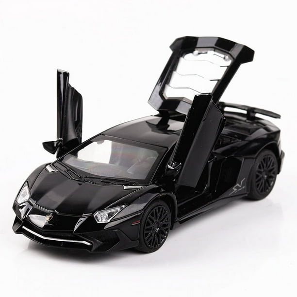 Modelo de coche de aleación, modelo de coche de juguete para niños, modelo de coche de simulación, coche deportivo LP740 3 puertas abiertas