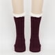 thumbnail image 1 of Calcetines de invierno para hombre y mujer, cómodos, transpirables, de punto, con cordón, de tubo medio, de algodón., 1 of 4