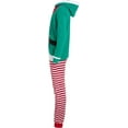 thumbnail image 5 of PJ's & Presents Boys' Christmas Pajamas - One Piece Fleece Hooded Onesie Xmas Holiday Sleepwear (4-12), 5 of 7
