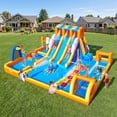 thumbnail image 6 of 240" Large Inflatable Water Slide with Blower, Neche Blow Up Pool for Kids Outdoor Play, Backyard Slip and Slide, 6 of 10