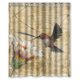 thumbnail image 1 of ABPHQTO Divertida novedad colibrí cortina de ducha impermeable cortina de ducha 150x180 cm, 1 of 2