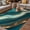 Green, variant on Teal Marble Outdoor Rug for Patio/Deck/Porch, Non-Slip Large Area Rug 6 x 9 Ft, Modern Abstract Gold Fluid Art Indoor Outdoor Rugs Washable Area Rugs, Reversible Camping Rug Carpet Runner