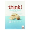 think! Protein + 150 Calorie Bars, Cupcake Batter, 1.41 oz Bar, 10 Count