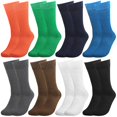 thumbnail image 2 of Falari 8 Pairs Men Fancy Colorful Funny Novelty Casual Dress Crew Socks, 2 of 3