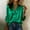 Green, variant on Women's Modern Office Satin Blouse, Long Sleeve Collared Button Down Shirt, Stylish Professional Top for Modern Workplaces and Creative Teams, Mint Green M