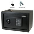 thumbnail image 3 of Stalwart Fire Resistant Steel Digital Safe Box with Keypad, Anti-theft Alarm and Manual Override Keys, Black, 3 of 7