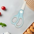thumbnail image 5 of Yatlte Ceramic Scissors - BPA-Free Safety Baby Food Shears with Blade Cover & Travel Case, Portable Toddler/Kitchen Scissors 15cm, Easy Clean (5.9"), 5 of 5