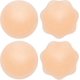 thumbnail image 1 of BRILLAR Cubrepezones de silicona reutilizables adhesivos - 2 pares - Talla única - Forma redonda, 1 of 5